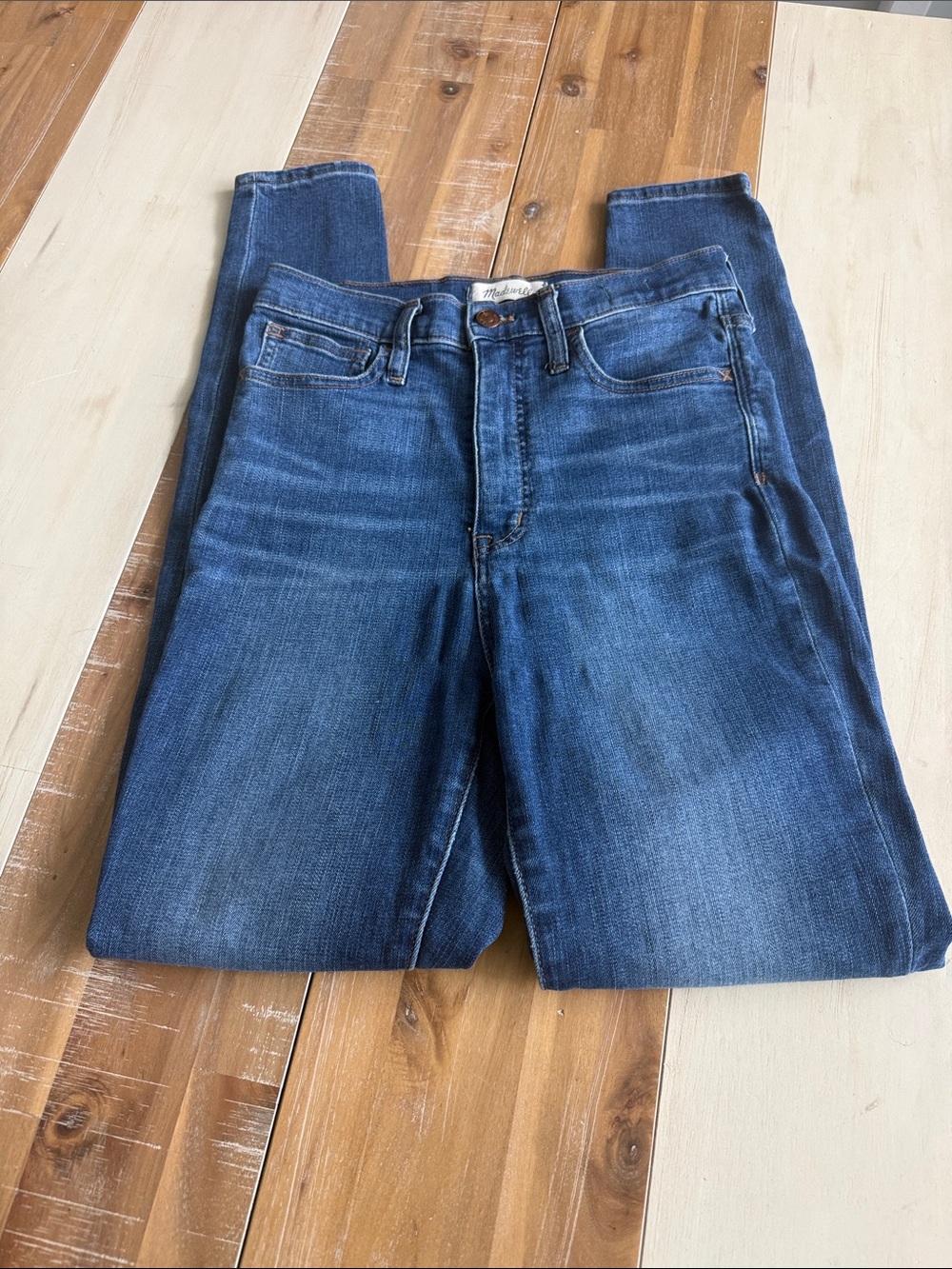 Madewell Women's Skinny Jeans in Blue Denim